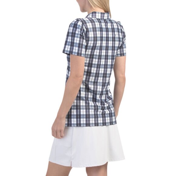 SMITH & QUINN PLAID Reagan Polo - Picture 2 of 2